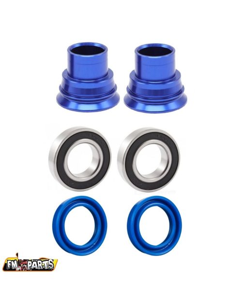 Fm-Parts Κιτ ρουλεμάν πίσω τροχού, τσιμούχες και αποστάτες KTM/HSQ 2003-2023 ΜΠΛΕ